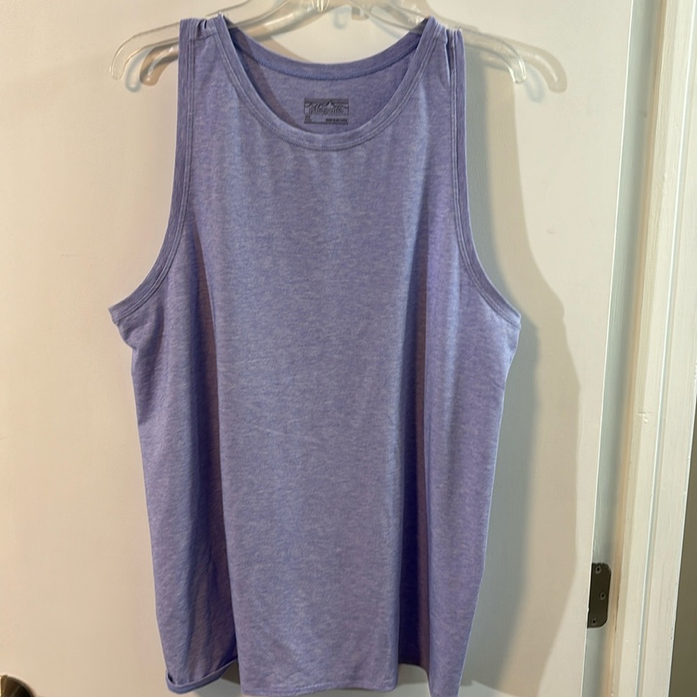 Light Purple Patagonia racerback tank, size XL.